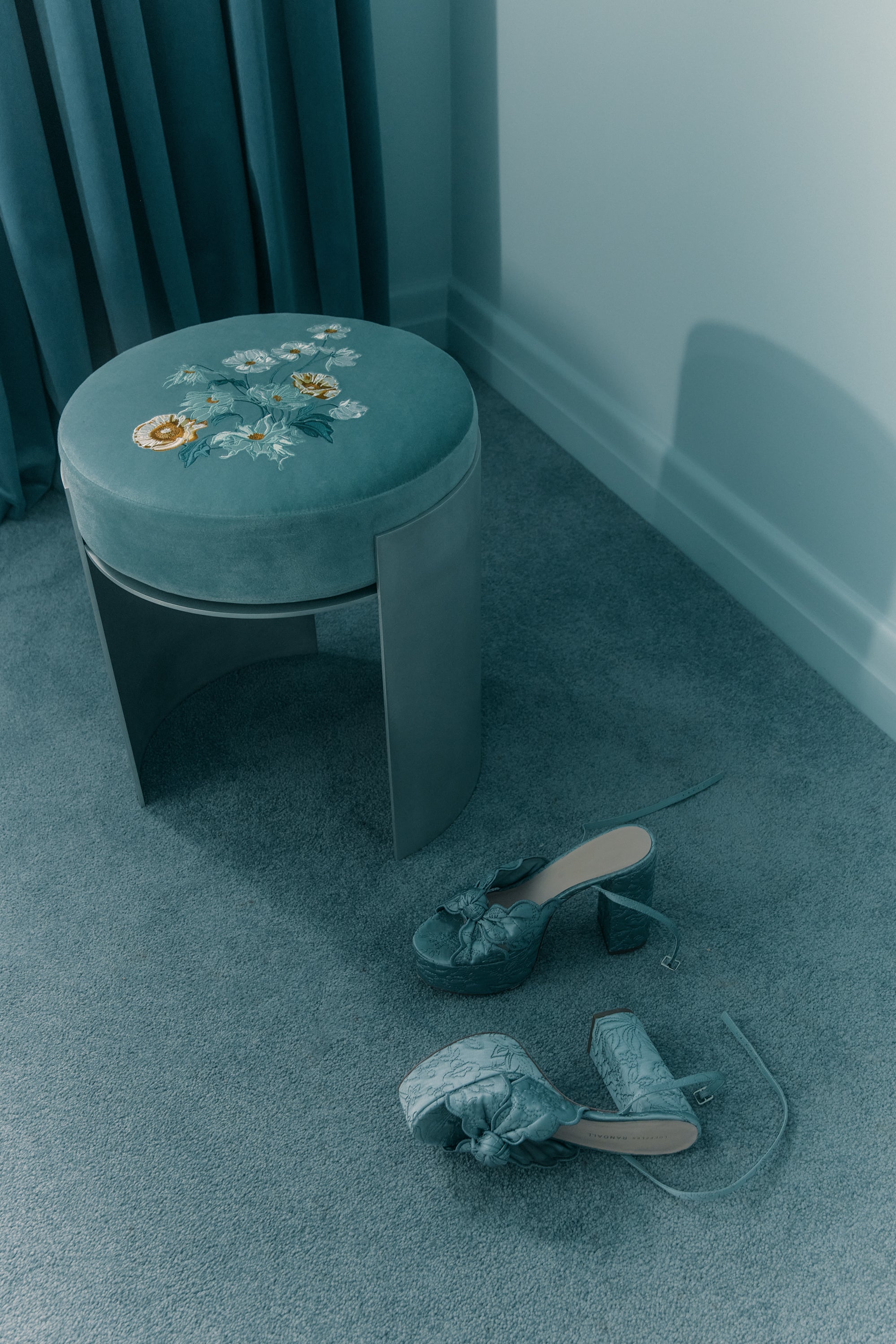 Polly Stool — Pilot Blue