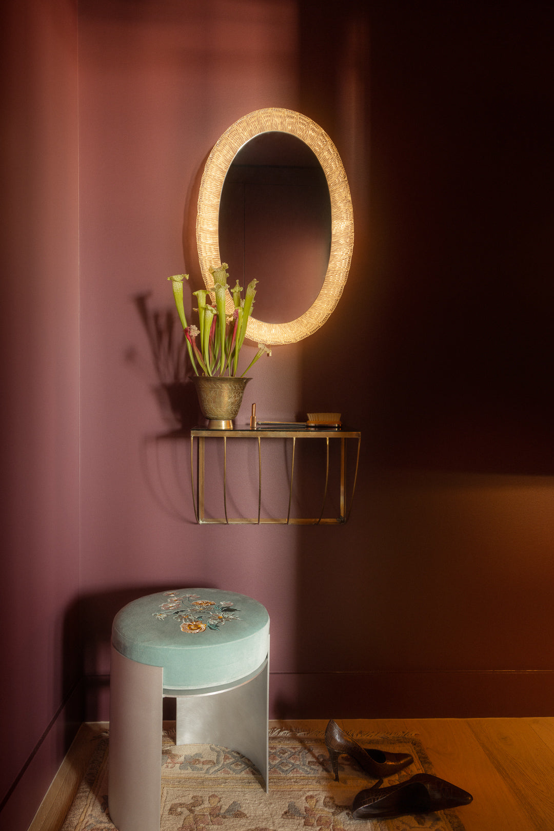 Polly Stool — Pilot Blue