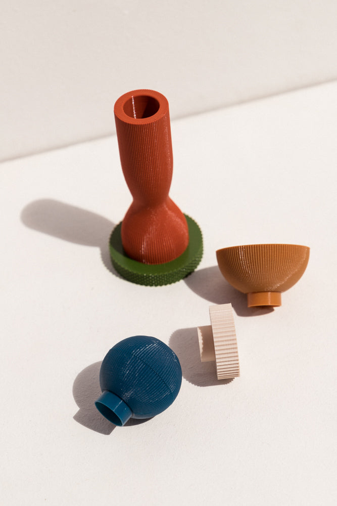 UAU Project ECH 3D printed PLA candle holder on Makers' Mrkt , makers market Melbourne
