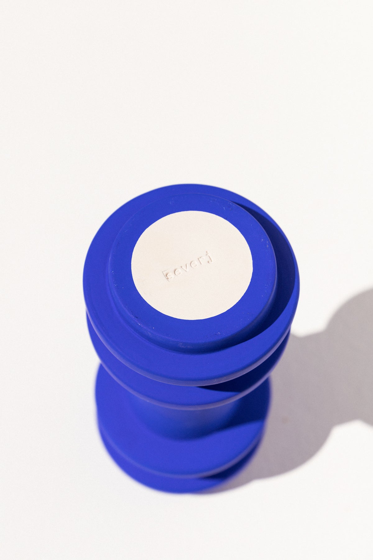 Severj Studio Istanbul Klein Blue Totem 1 ceramic vase on makers' Mrkt Makers Market Melbourne