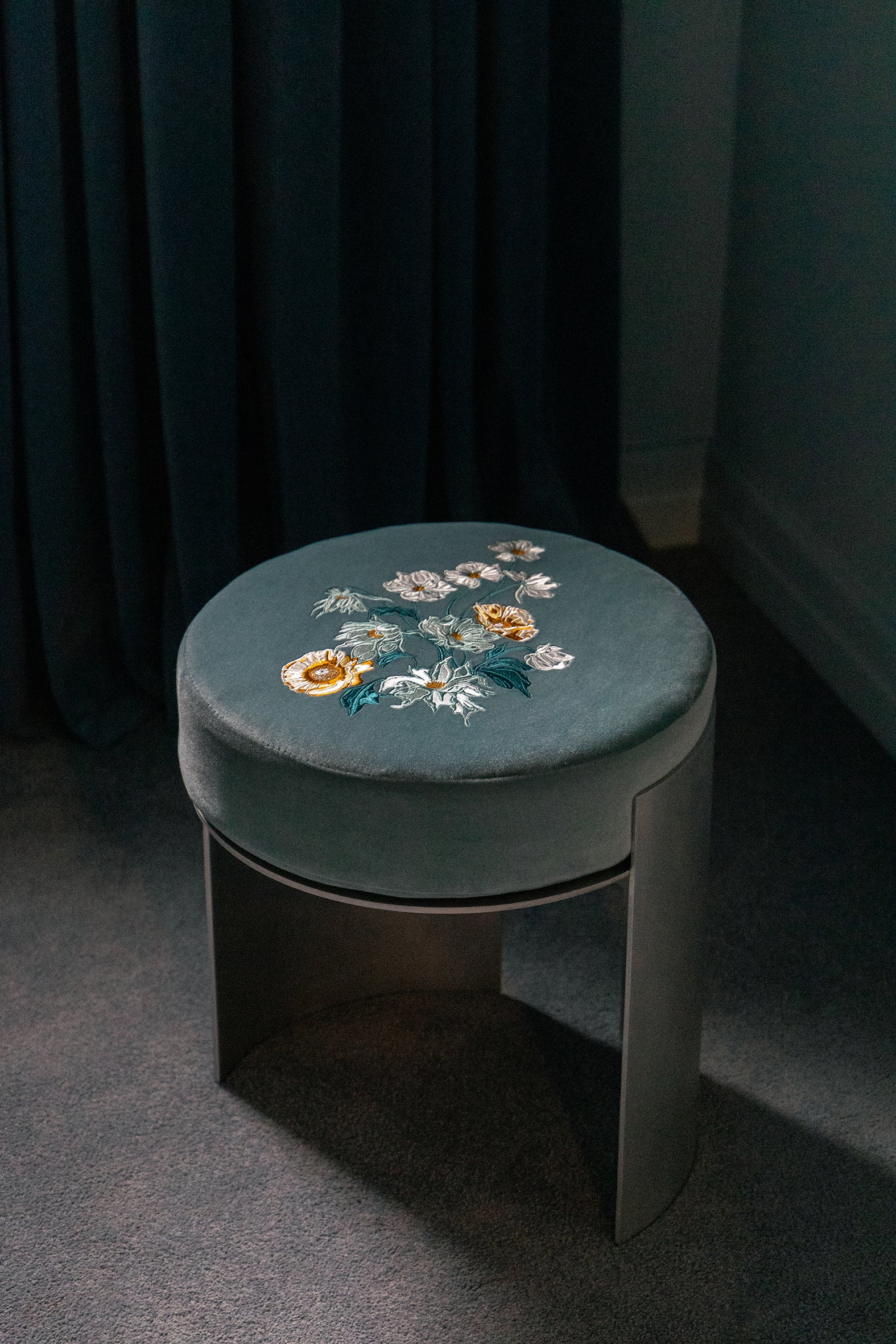 Polly Stool — Pilot Blue