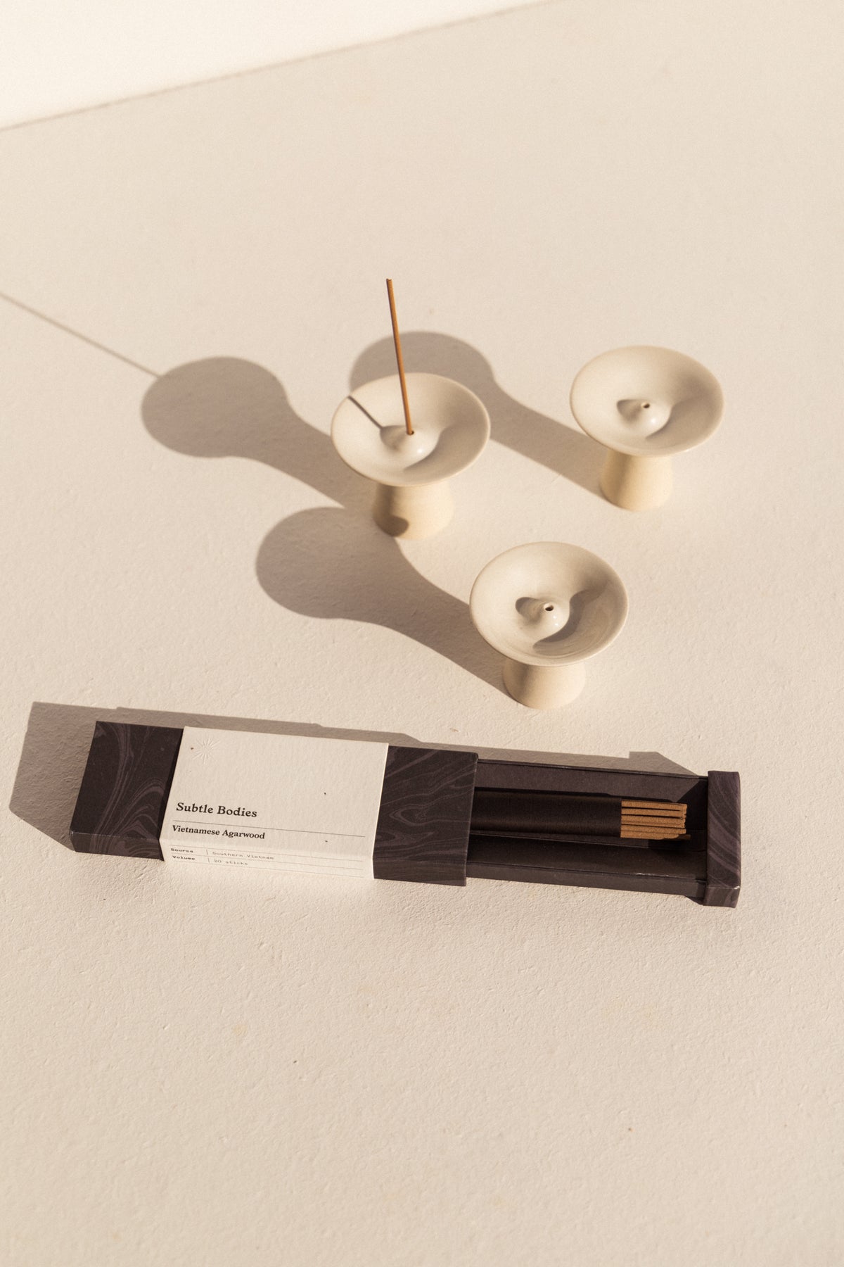 Kura Studio ceramic incense holder on Makers' Mrkt Makers Market Melbourne