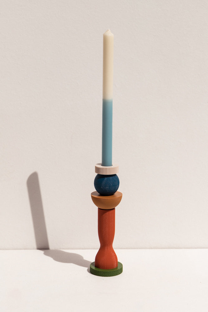 UAU Project ECH 3D printed PLA candle holder on Makers' Mrkt , makers market Melbourne