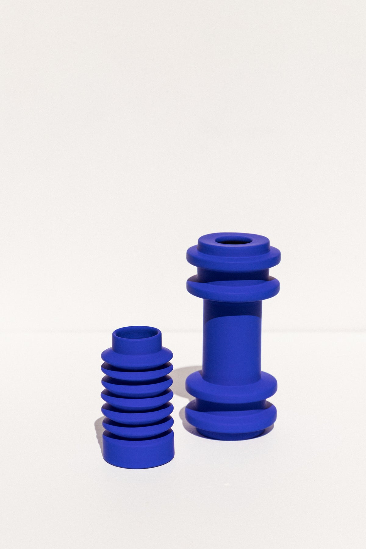 Severj Studio Istanbul Klein Blue Totem 1 ceramic vase on makers' Mrkt Makers Market Melbourne